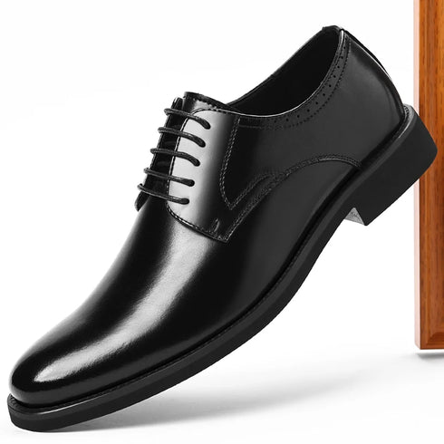 Men's Leather Casual Shoes for Formal Dress and Work Occasions